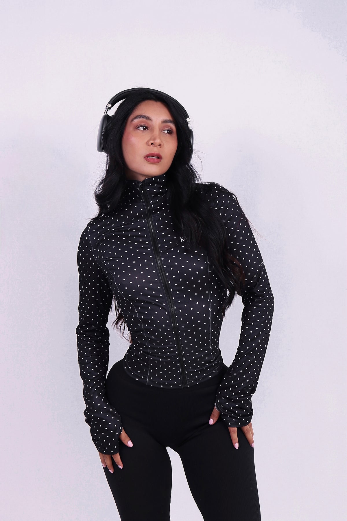JACKET LULU POLKA BLACK