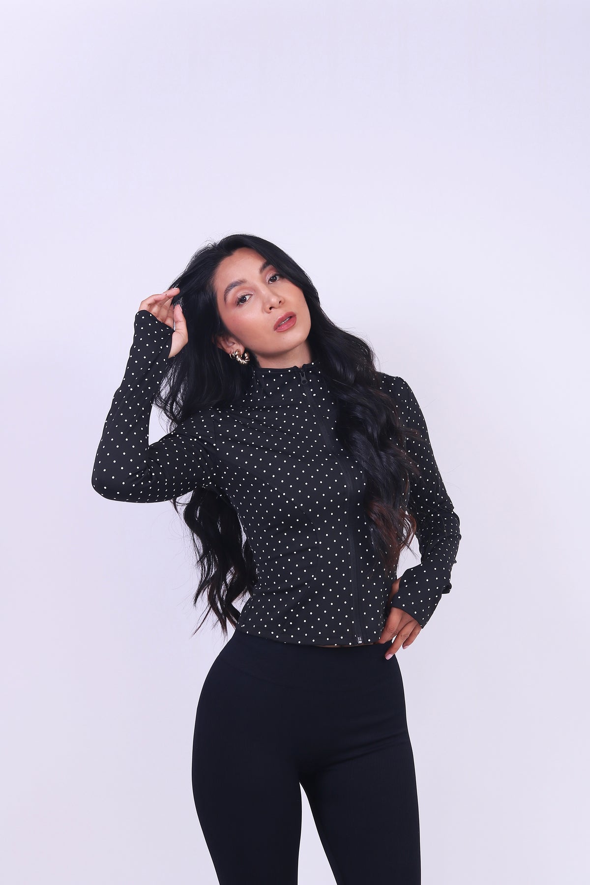 JACKET LULU POLKA BLACK