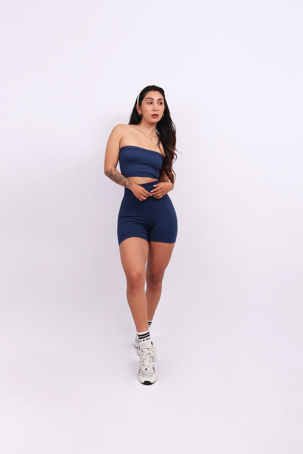 SET SHORT LOVE NAVY (PUSH UP)
