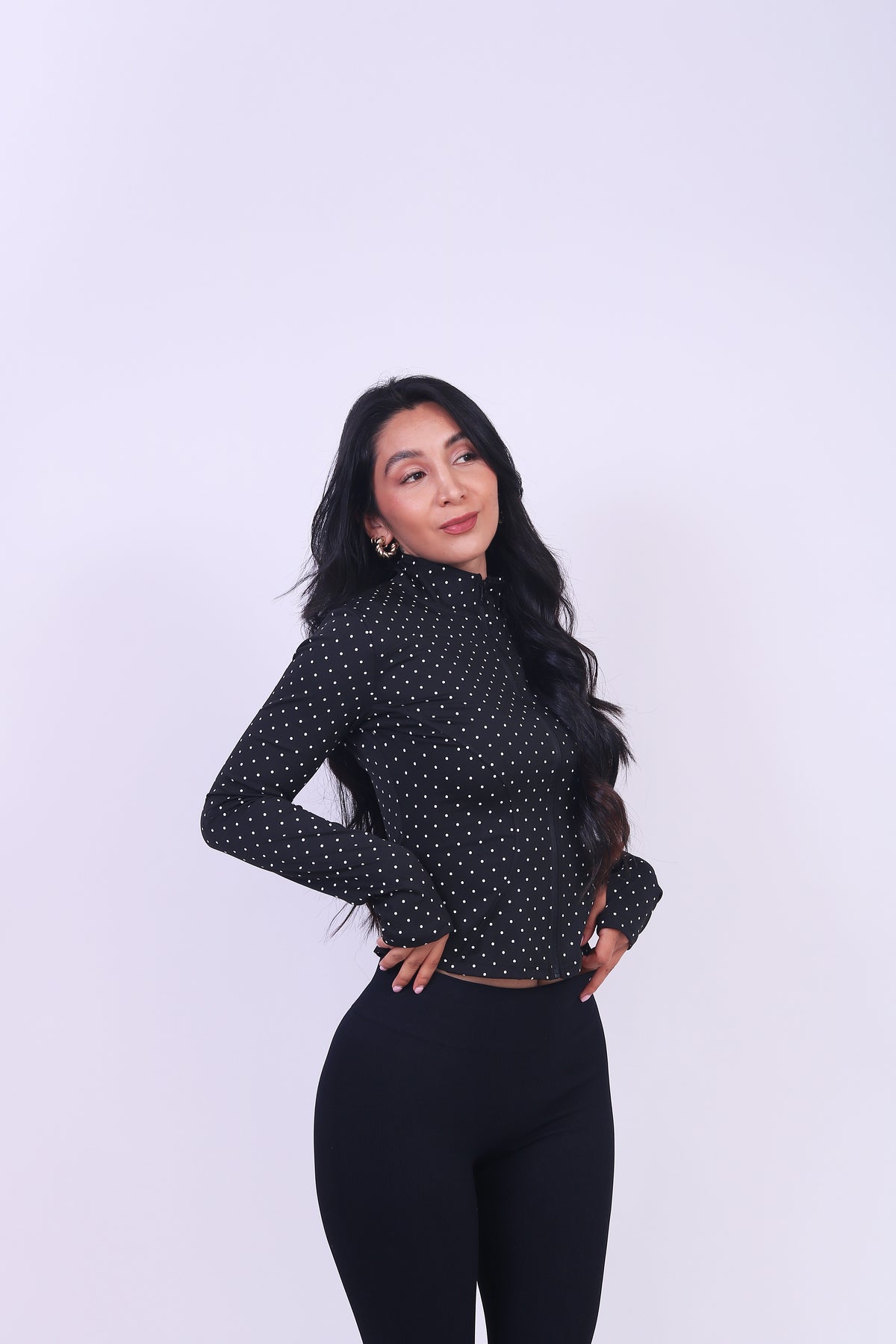 JACKET LULU POLKA BLACK