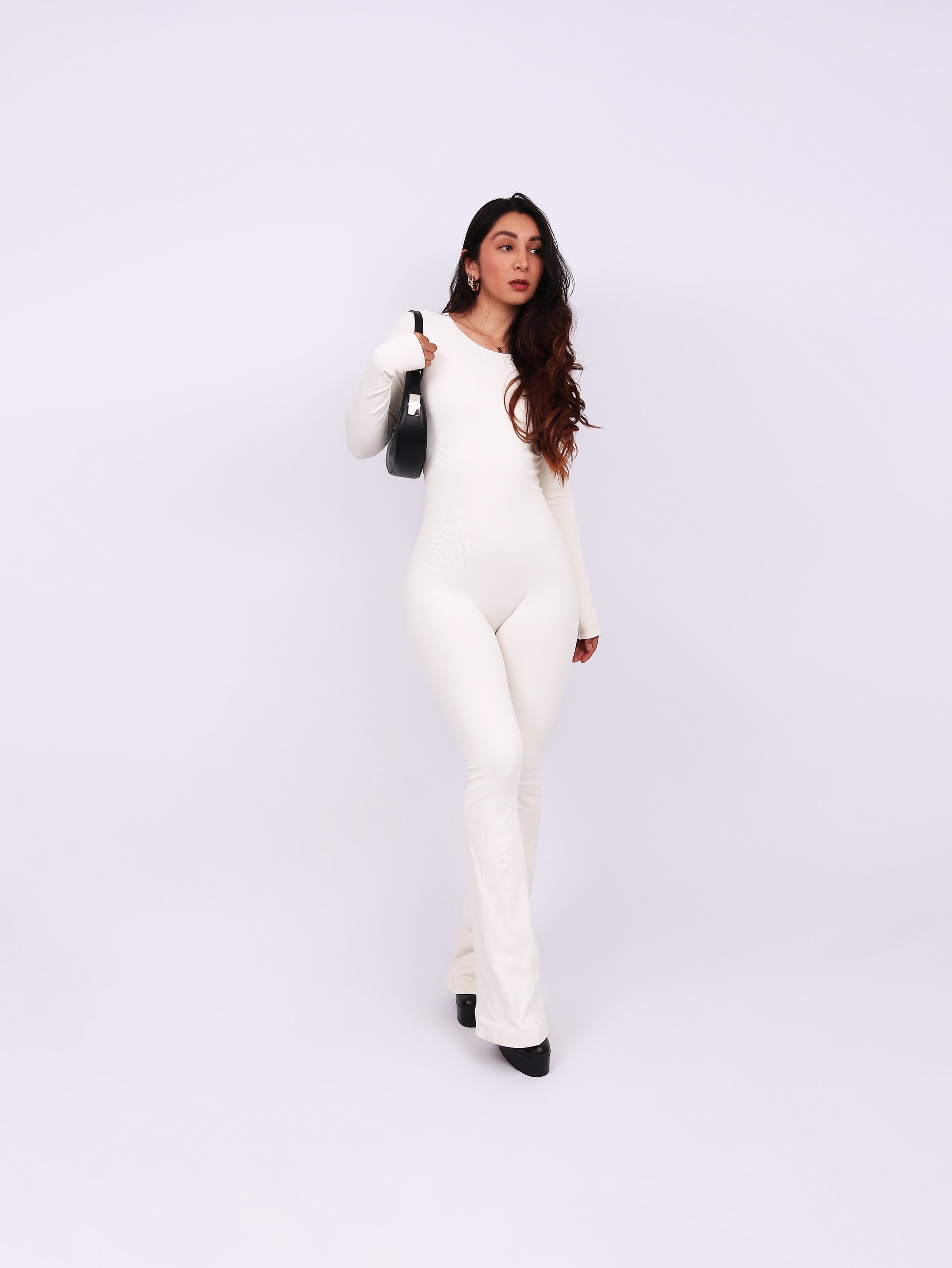 JUMPSUIT FLARE WHITE