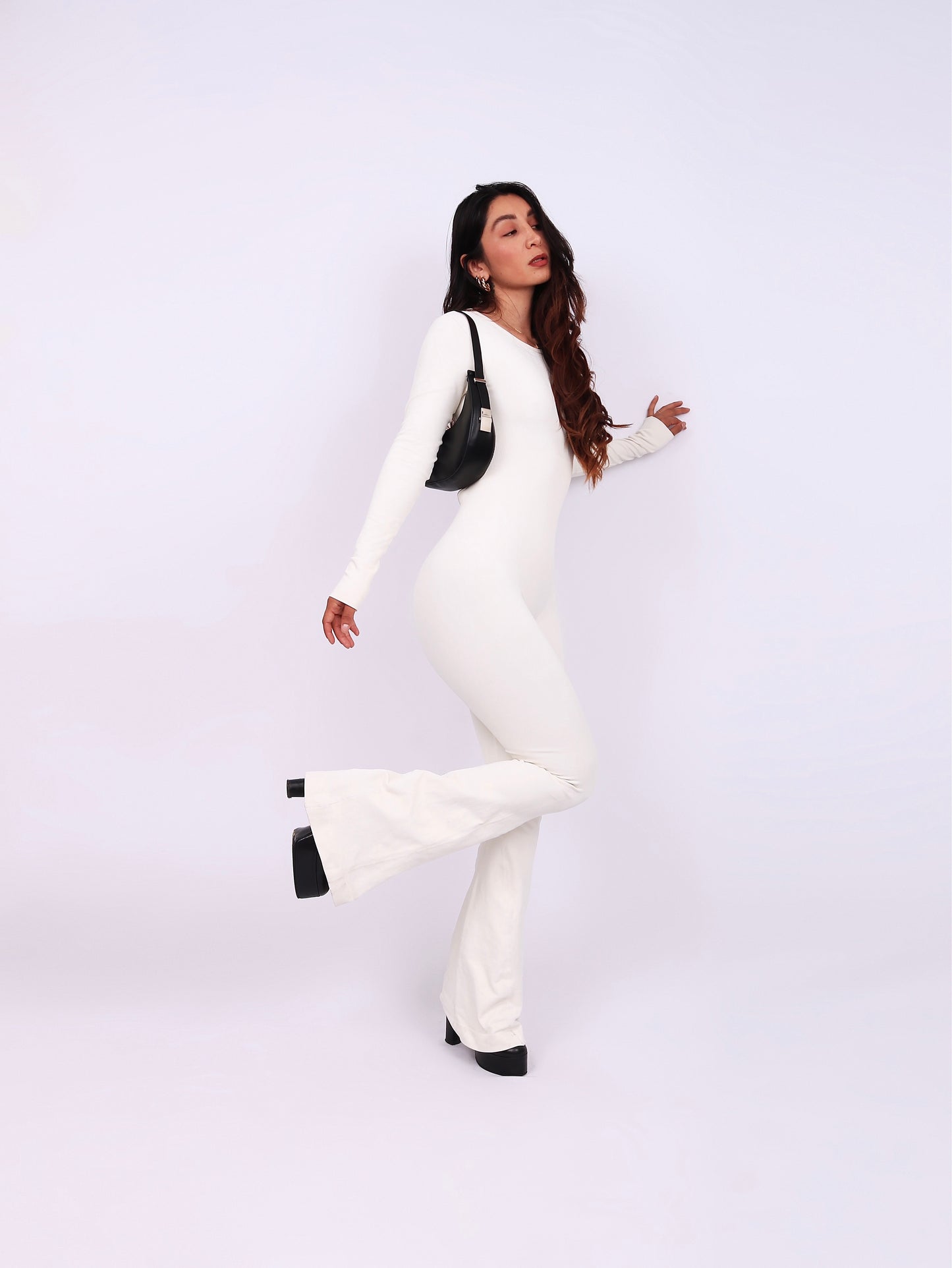 JUMPSUIT FLARE WHITE