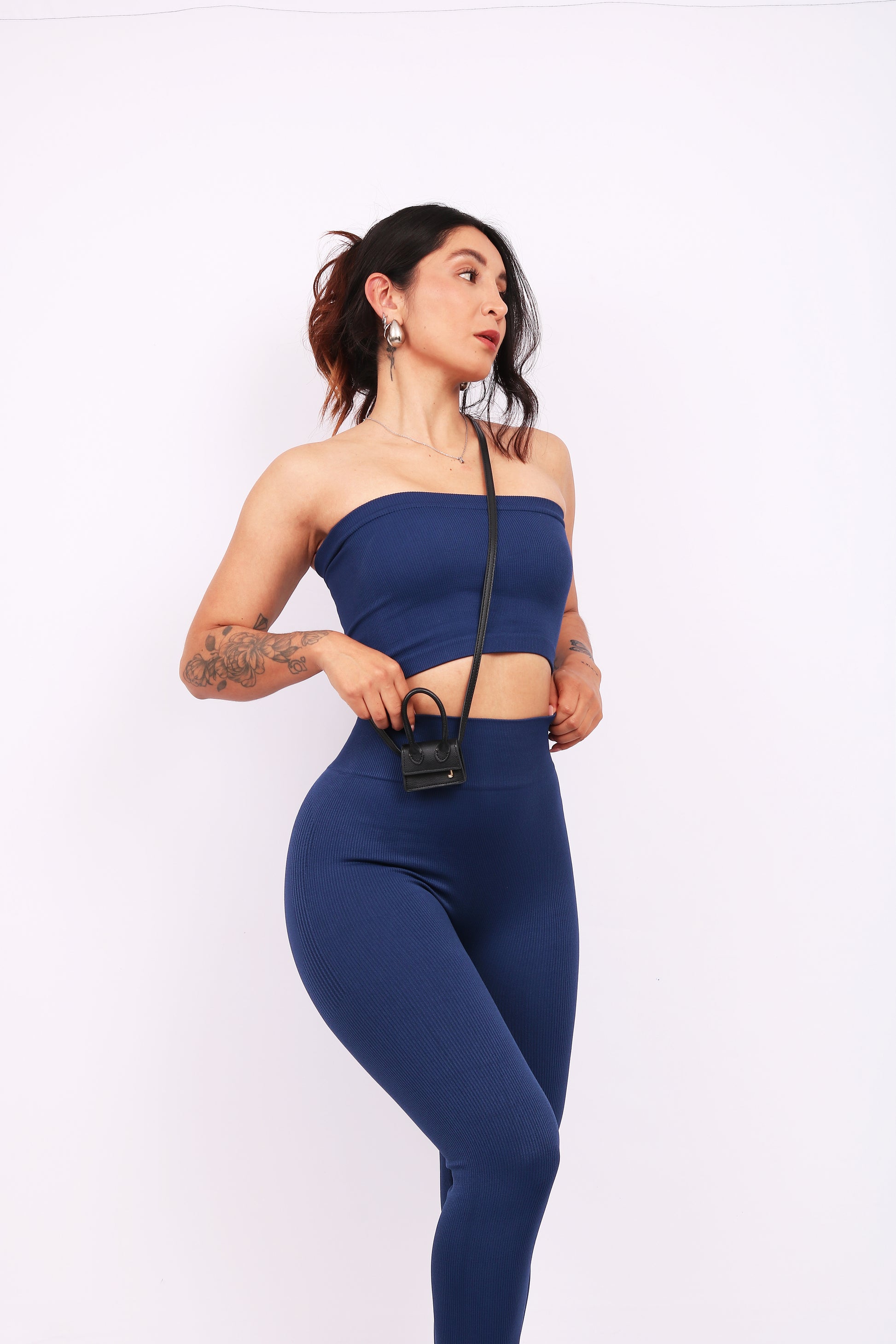 LEGGINGS LOVE NAVY (PUSH UP)
