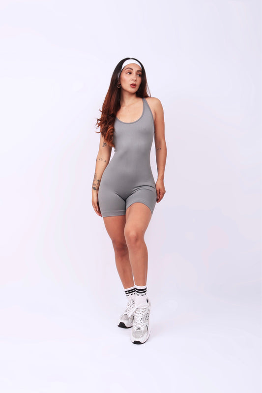 JUMPSUIT SHORT GRETCHEN GRAY