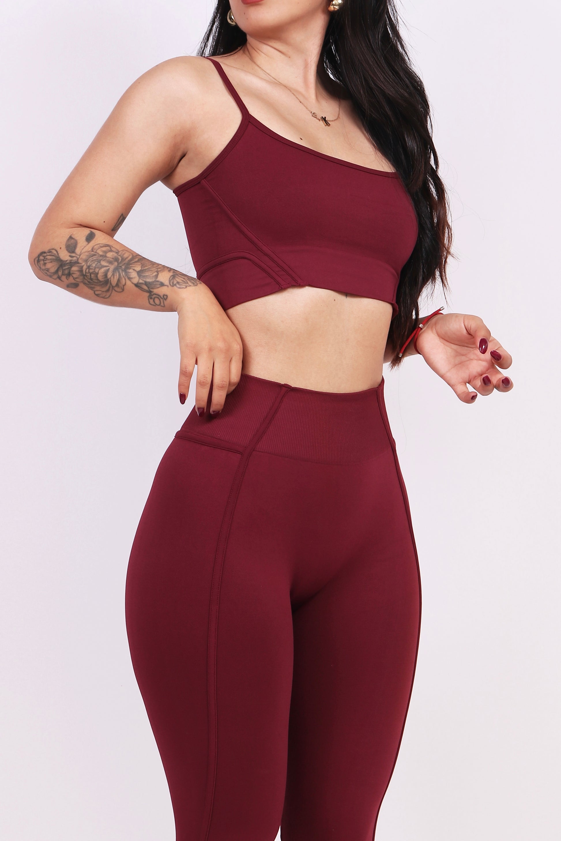 SET BASIC BURGUNDY (sin push up)