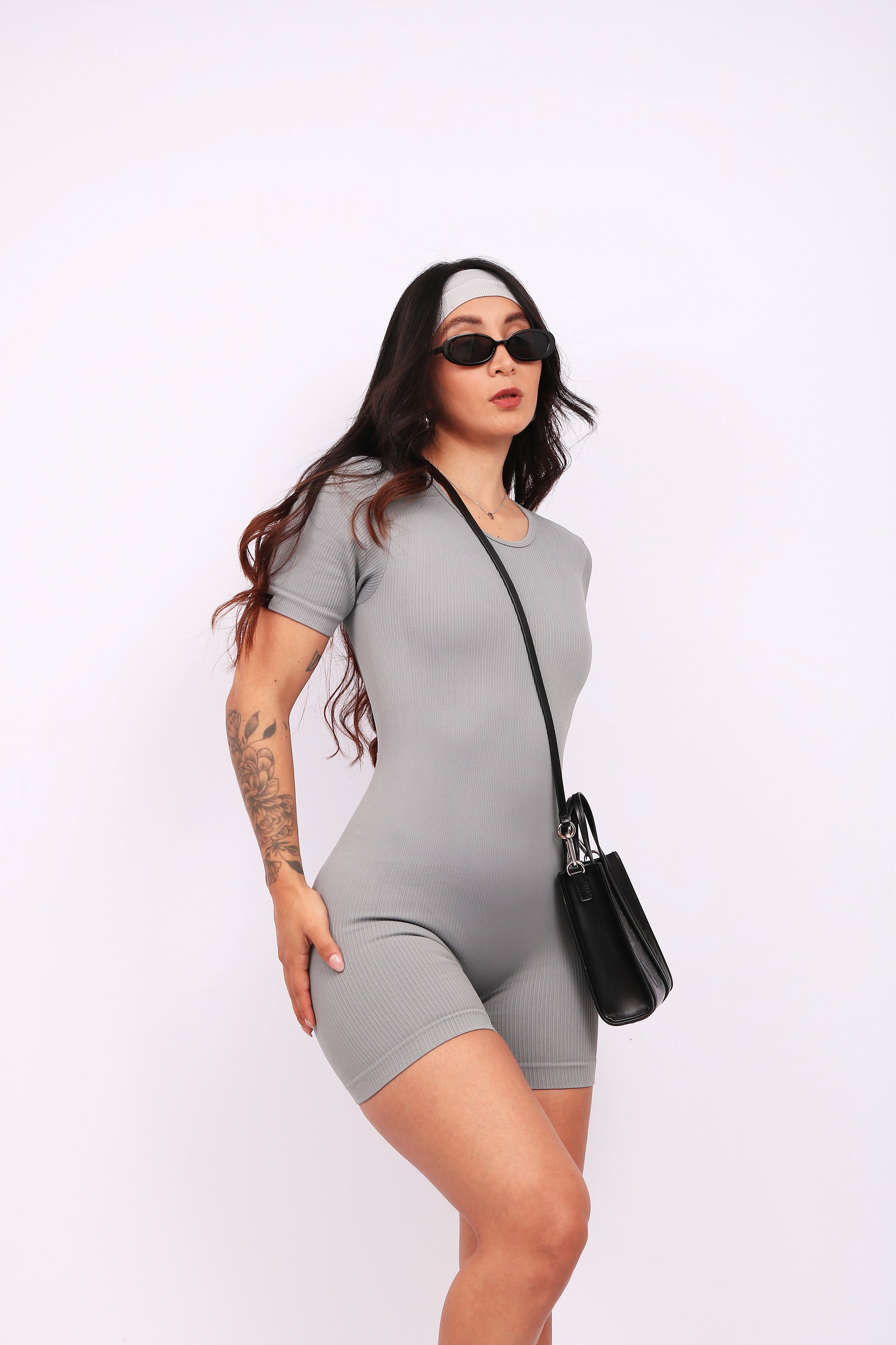 JUMPSUIT SHORT KYLIE GRAY