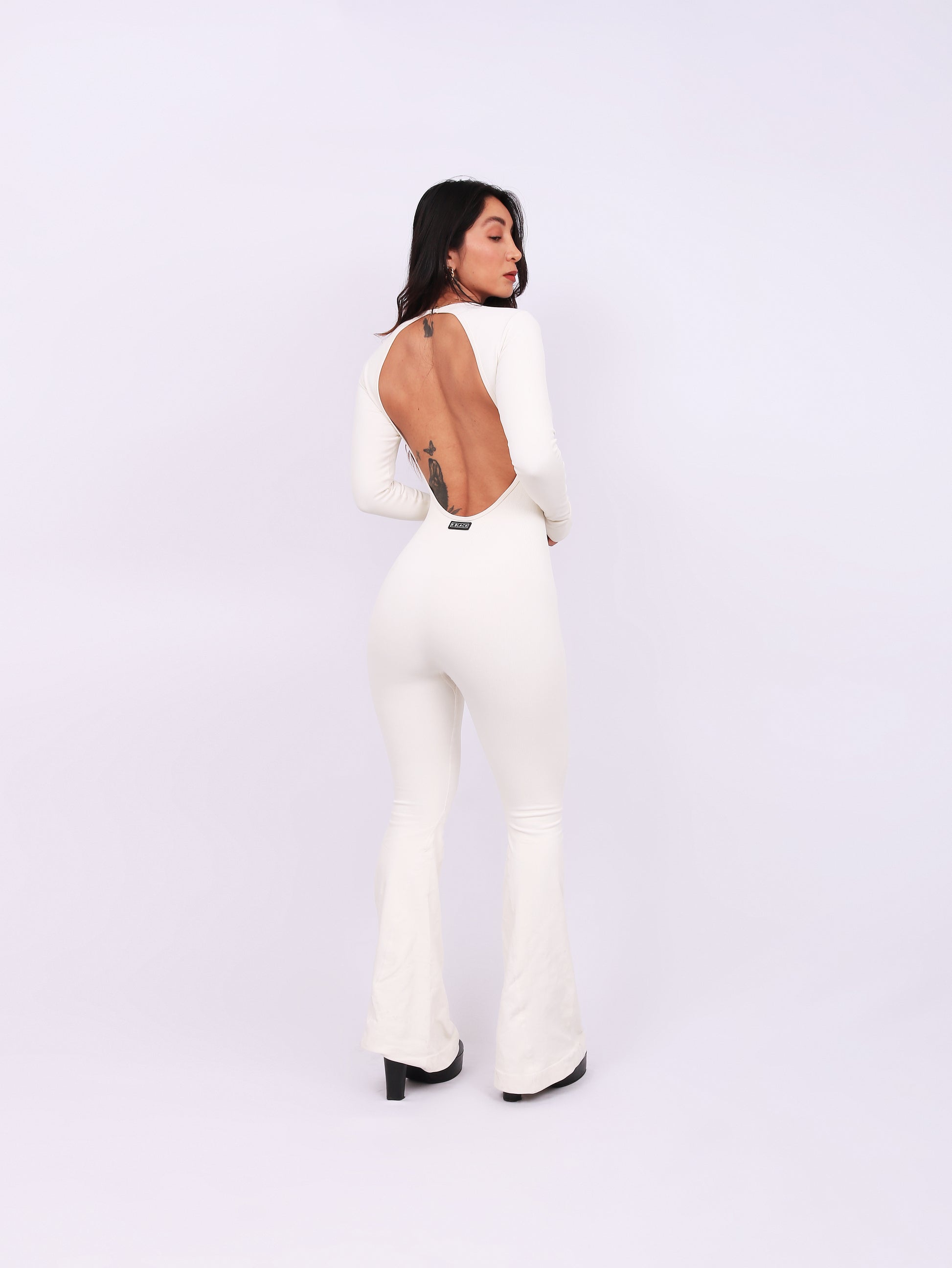 JUMPSUIT FLARE WHITE