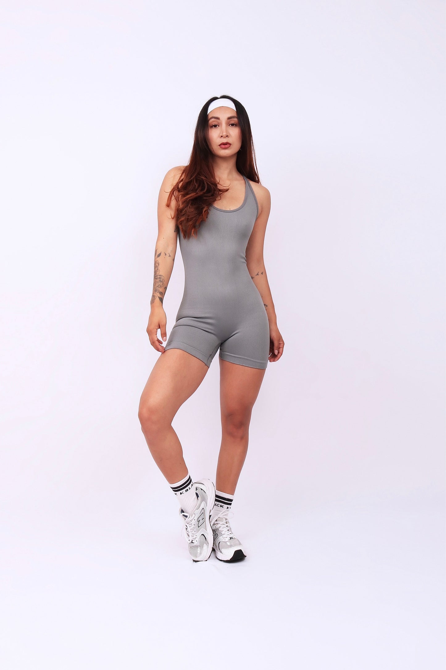 JUMPSUIT SHORT GRETCHEN GRAY