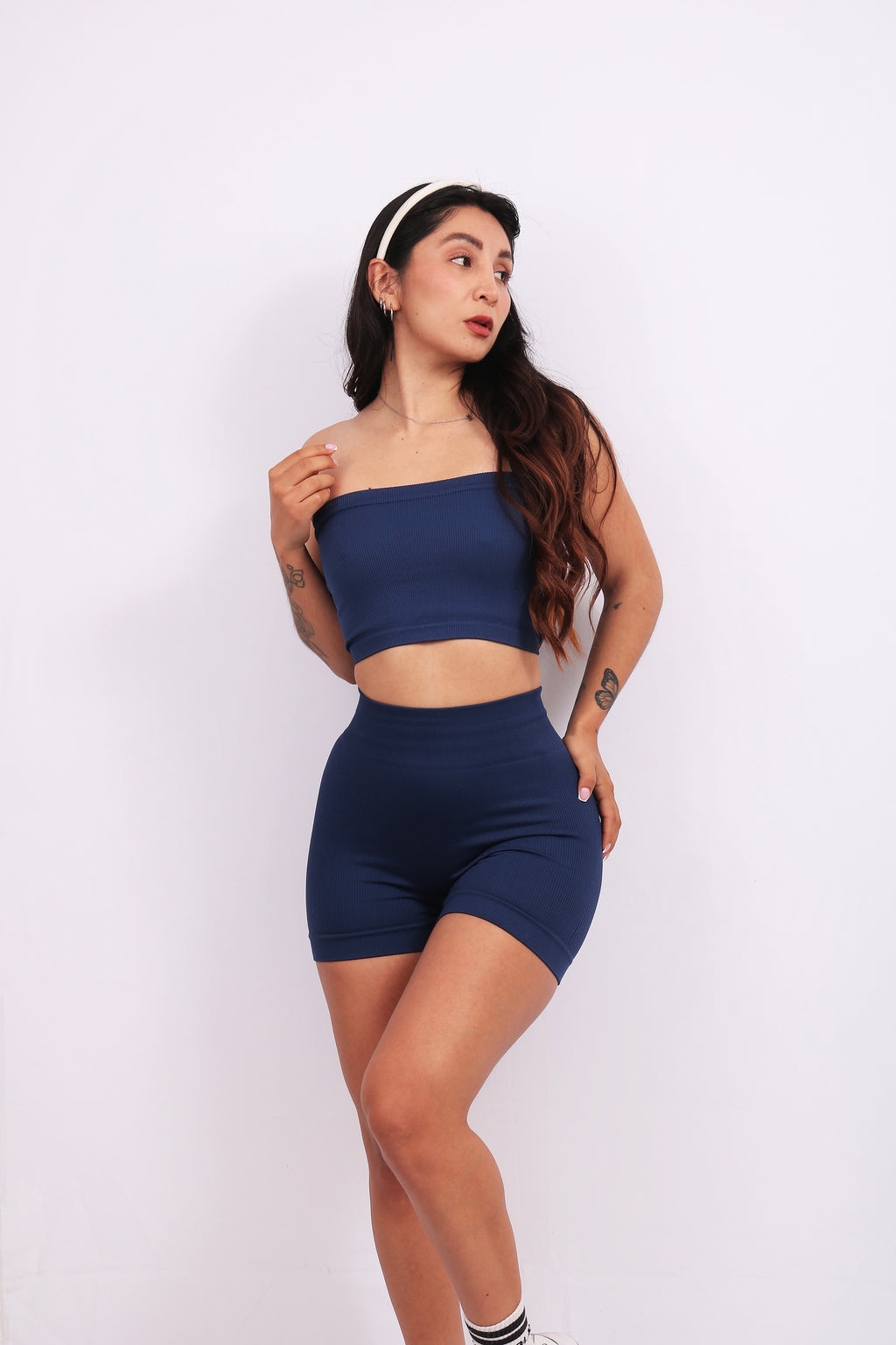 SHORT LOVE NAVY (PUSH UP)