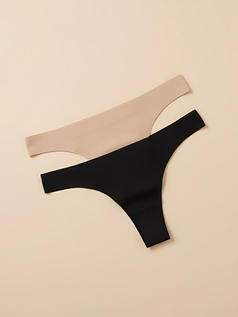 PANTIES TANGA INVISIBLES (PACK X2)
