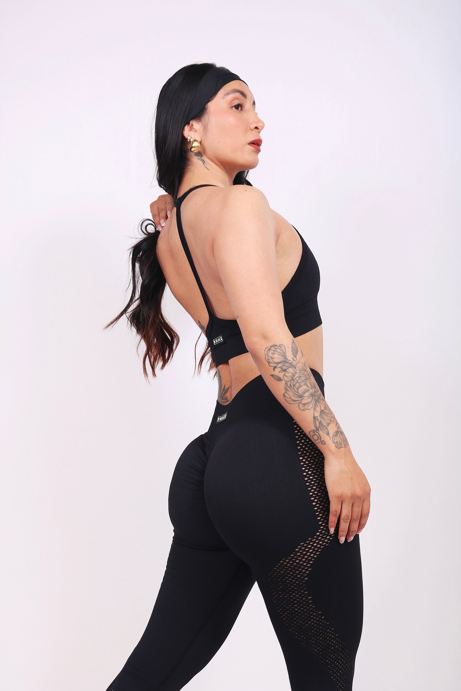 SET MESH BLACK (push up interno)