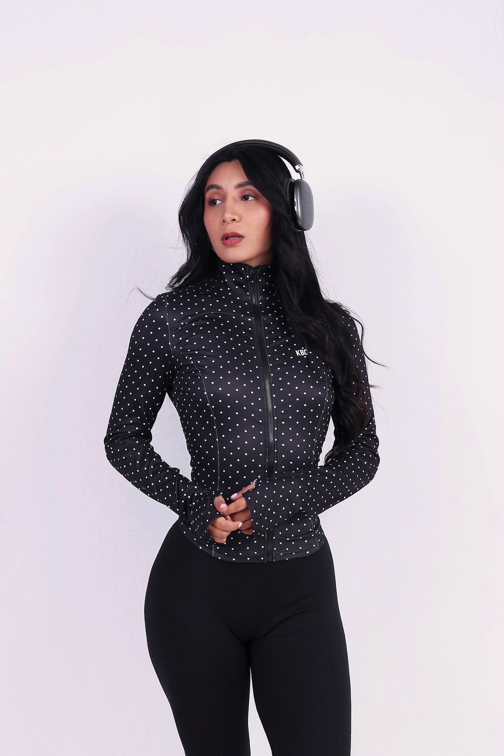 JACKET LULU POLKA BLACK
