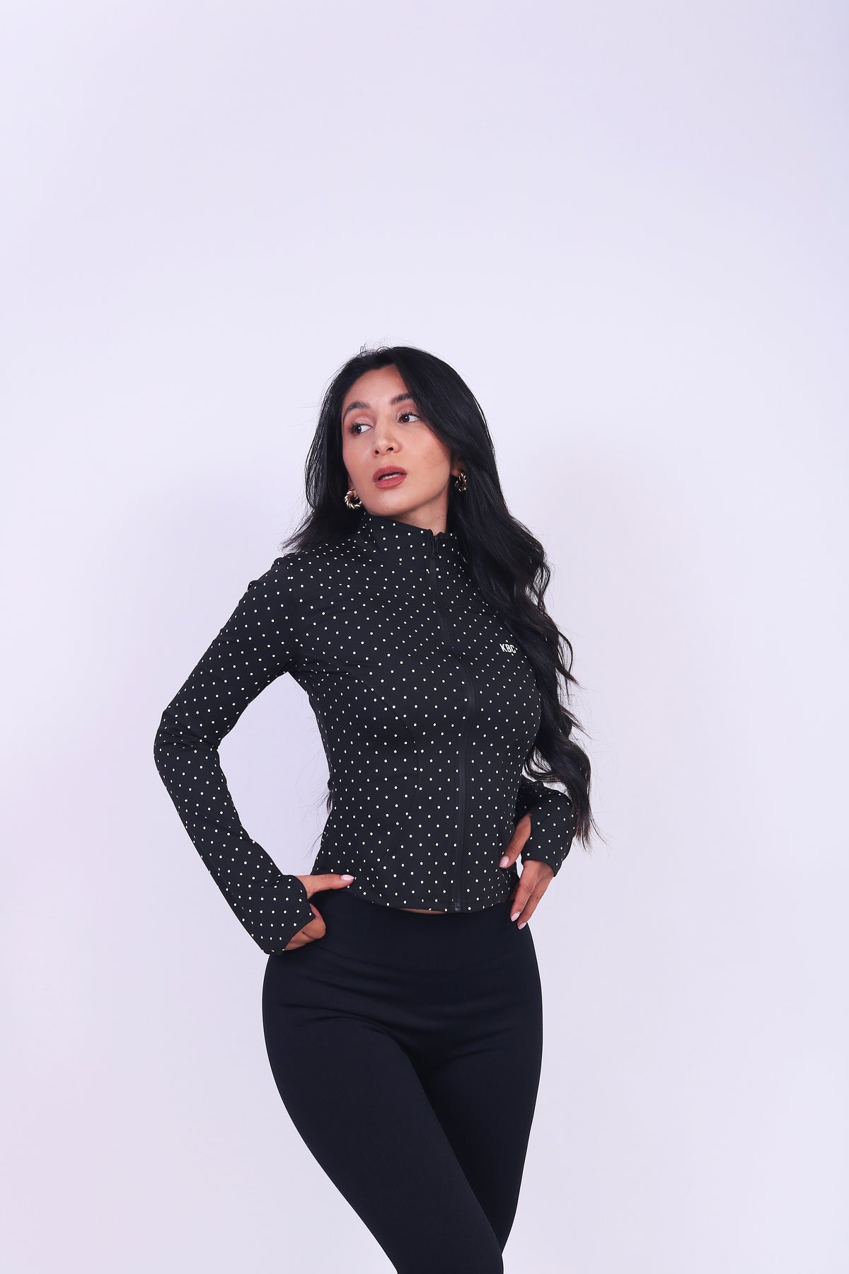JACKET LULU POLKA BLACK