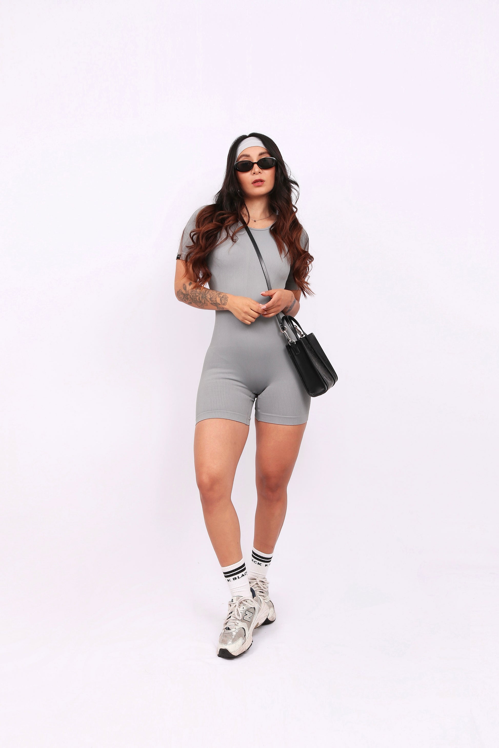 JUMPSUIT SHORT KYLIE GRAY