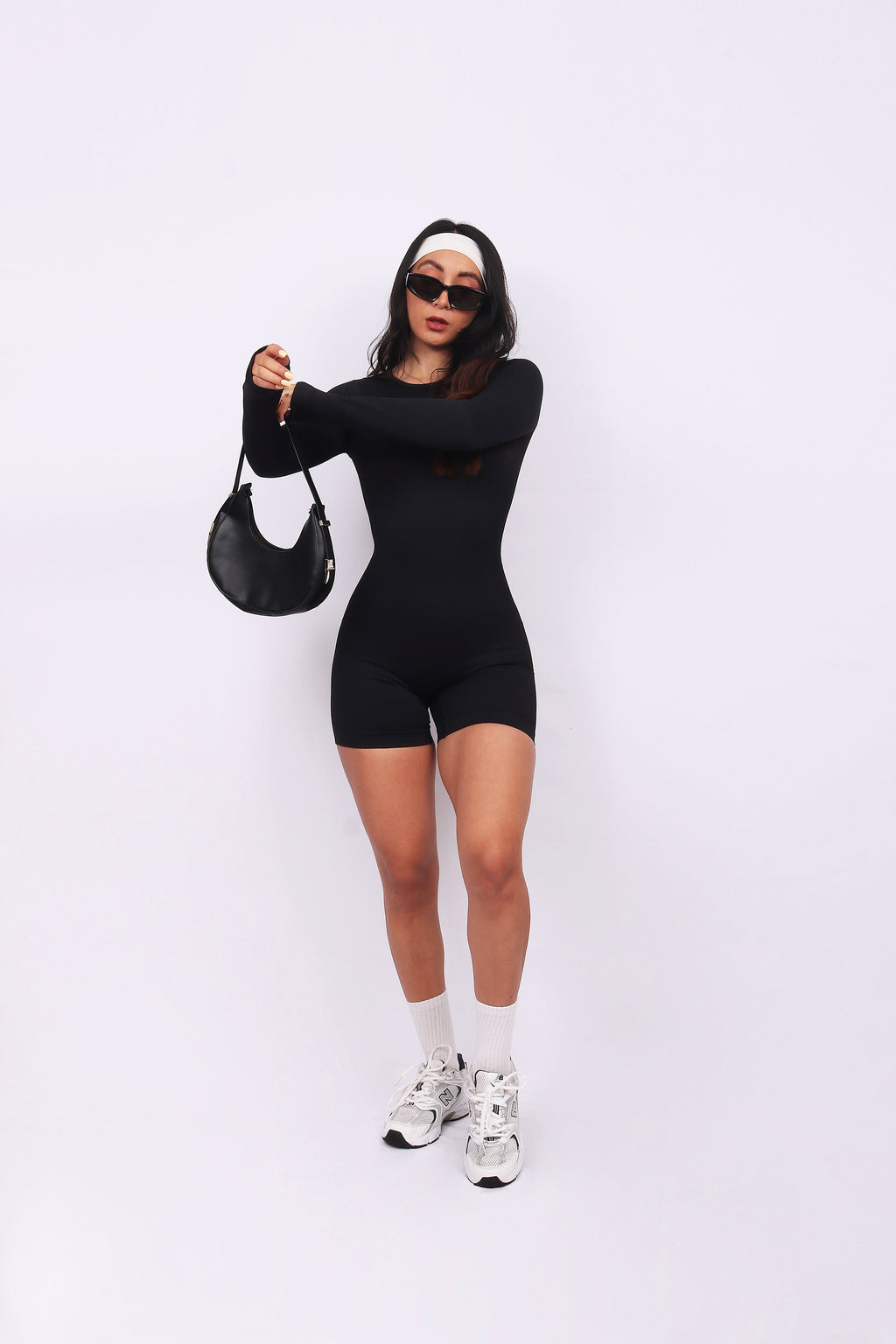 JUMPSUIT SHORT JK BLACK (Escote espalda)