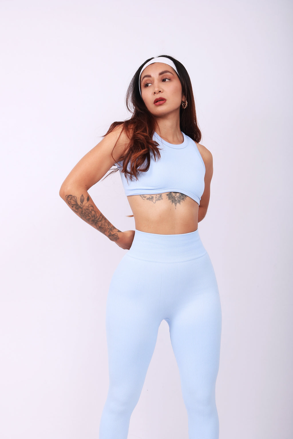 LEGGINGS LOVE BLUE (PUSH UP)