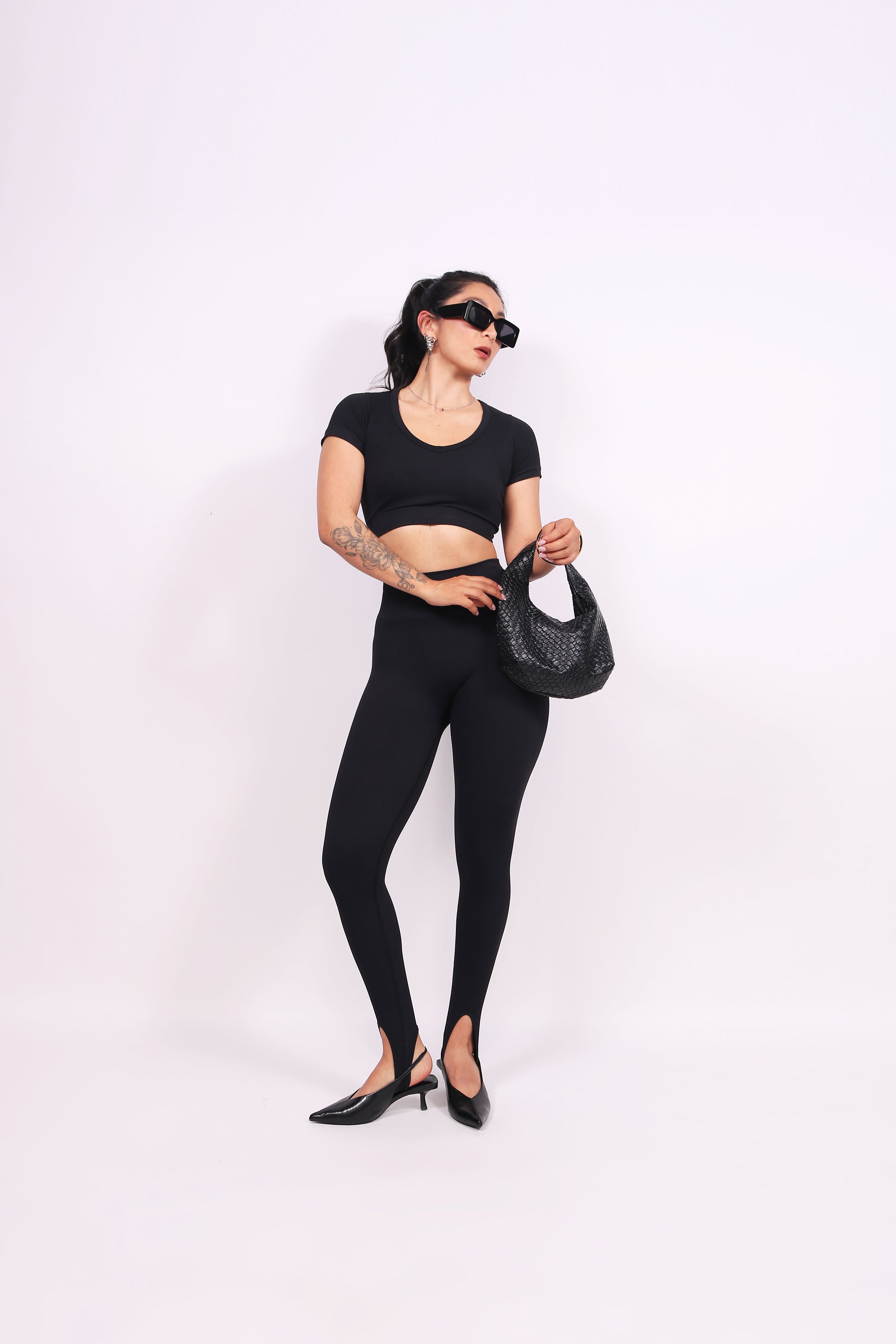 LEGGINGS PILATES BLACK (SIN PUSH UP)