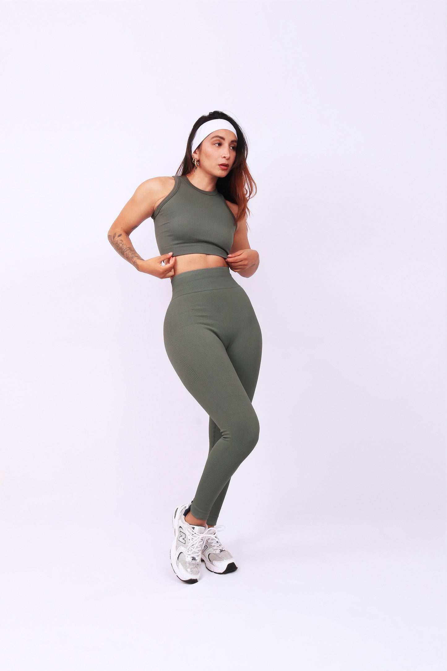 LEGGINGS LOVE GREEN (PUSH UP)