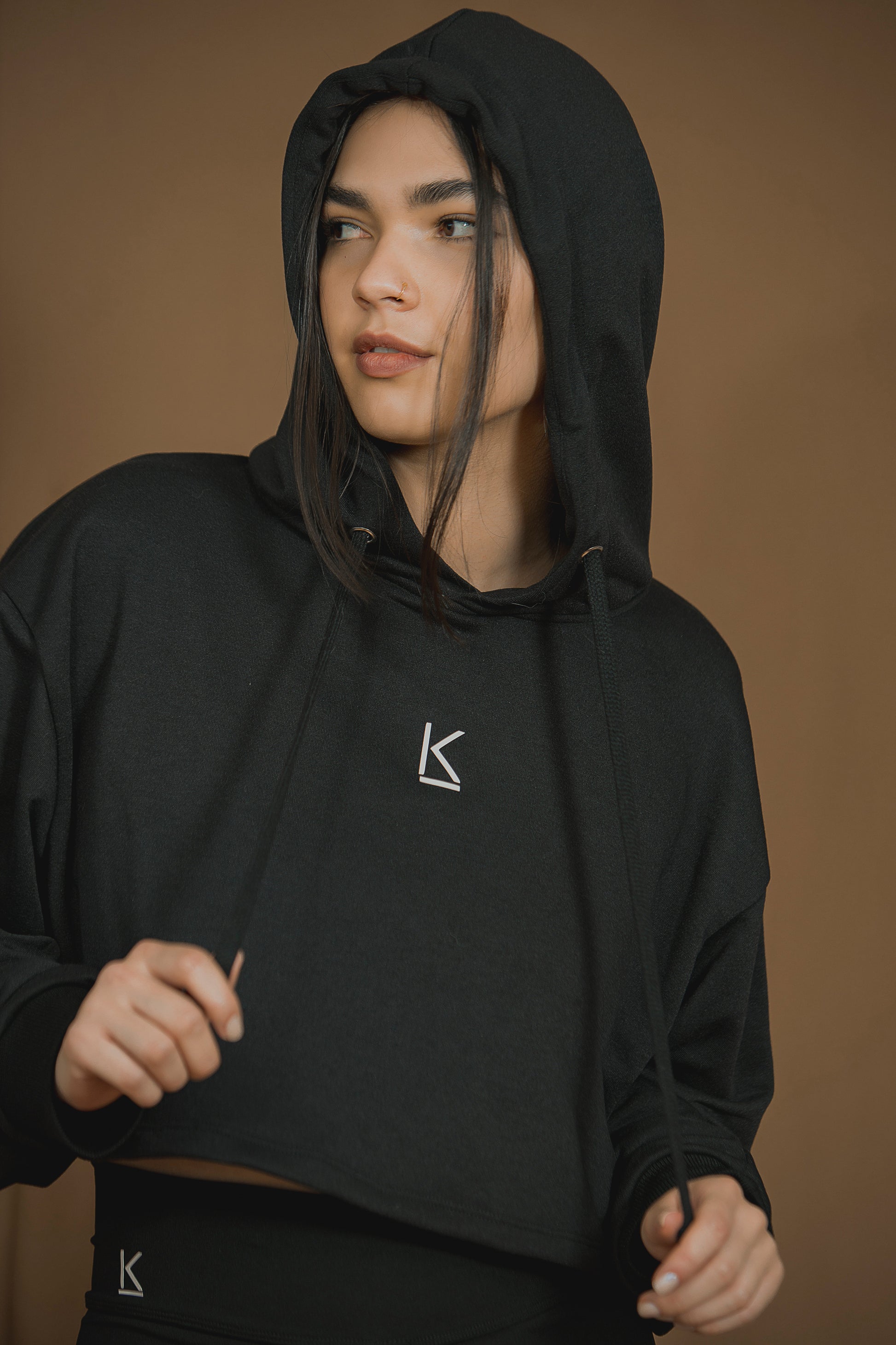 CROP TOP K BLACK